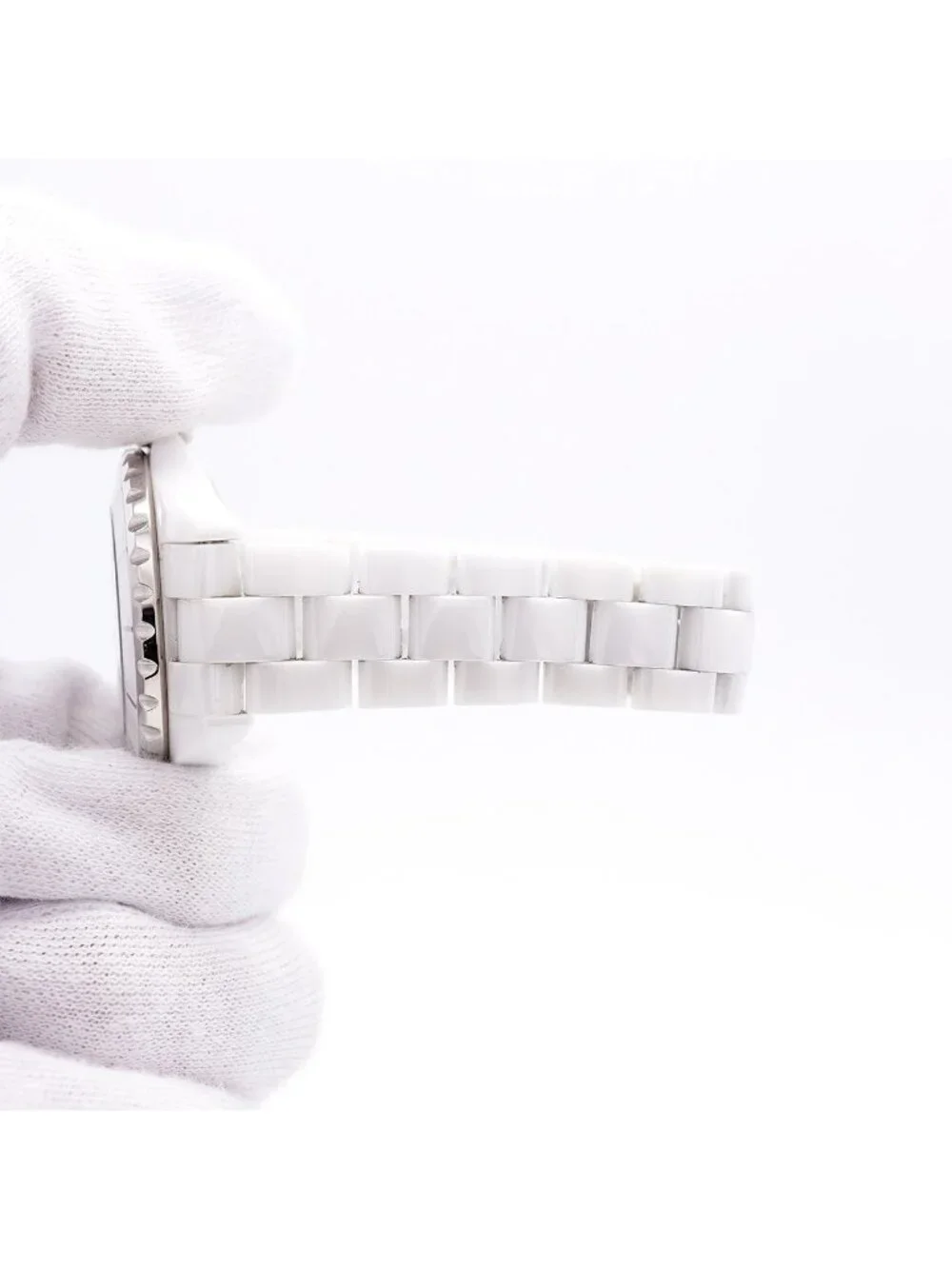 Chanel Diamond White Dial Watch